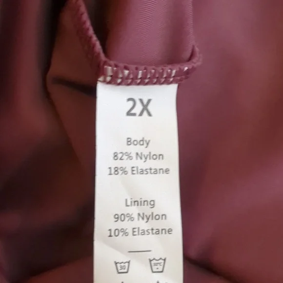 NWT Halara Backless Cut Out Twisted Midi Dress in Fig | Size 2X - Picture 9 of 9